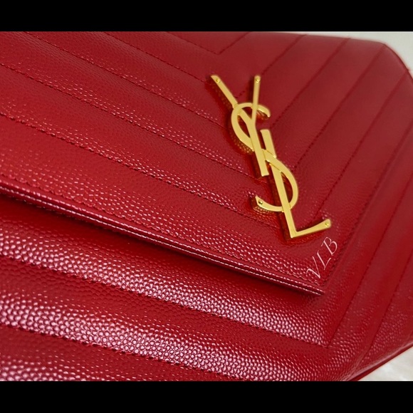 ♥️SOLD♥️Saint Laurent Wallet On Chain Medium - Picture 5 of 6